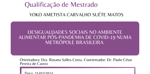 Convite qualificação Yoko Ametista Carvalho Suéte Matos (MA)