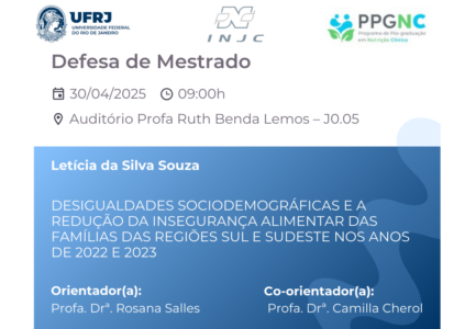Convite defesa Letícia da Silva Souza (MA)
