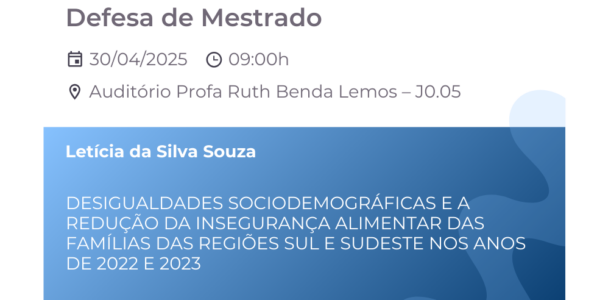 Convite defesa Letícia da Silva Souza (MA)