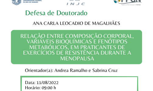 Convite defesa Ana Carla Leocadio de Magalhães (DR)