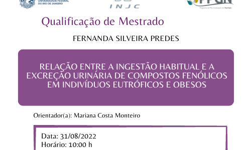 Convite qualificação Fernanda Silveira Predes (MA)