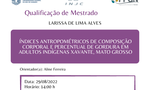Convite qualificação Larissa de Lima Alves (MA)