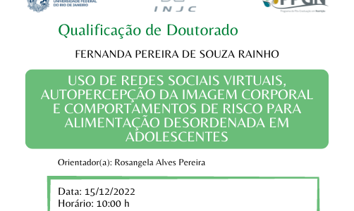Convite qualificação Fernanda Pereira de Souza Rainho (DR)
