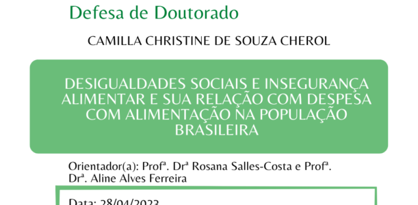 Convite defesa Camilla Christine de Souza Cherol (DR)