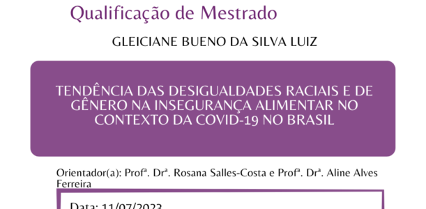 Convite qualificação Gleiciane Bueno da Silva Luiz (MA)