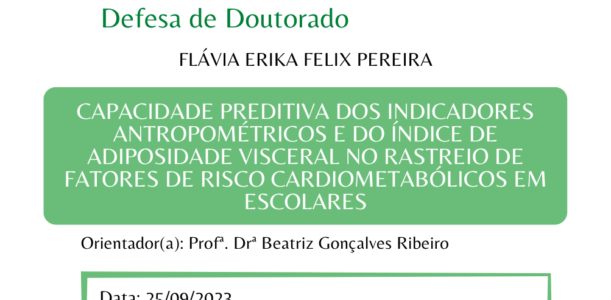 Convite defesa Flávia Erika Felix Pereira (DR)