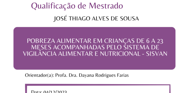 Convite qualificação José Thiago Alves de Sousa (MA)