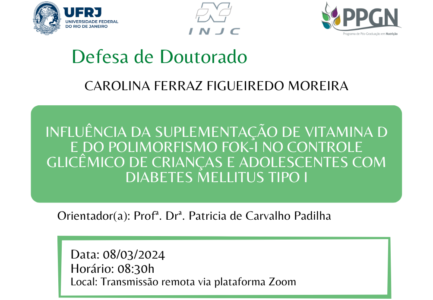Convite defesa Carolina Ferraz Figueiredo Moreira (DR)