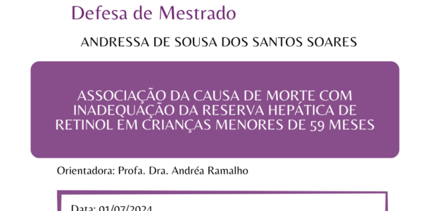Convite defesa Andressa de Sousa dos Santos Soares (MA)