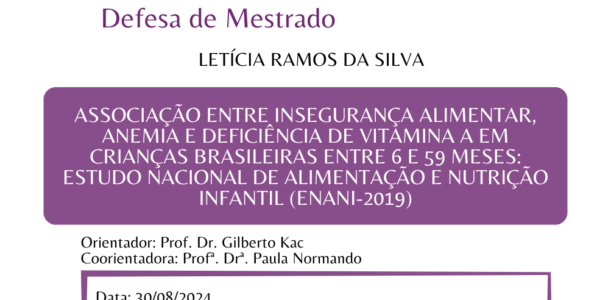 Convite defesa Letícia Ramos da Silva (MA)