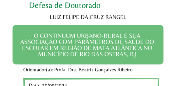 Convite defesa Luiz Felipe da Cruz Rangel (D)